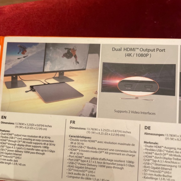 j5create USB-C Dual HDMI Docking Station - Picture 5 of 13